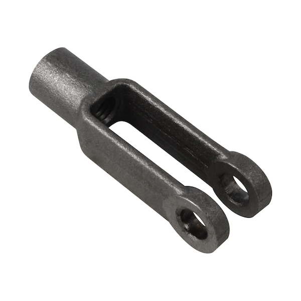 Aztec Lifting Hardware Yoke End, 1020 Carbon Steel, Plain, 3/4" Thrd Sz, 6-1/6 in Overall Lg YK34-16